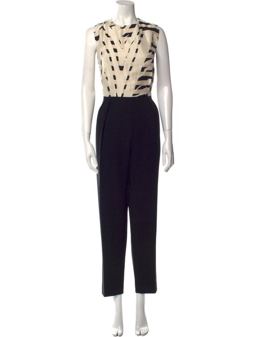 Max Mara Silk Printed Jumpsuit