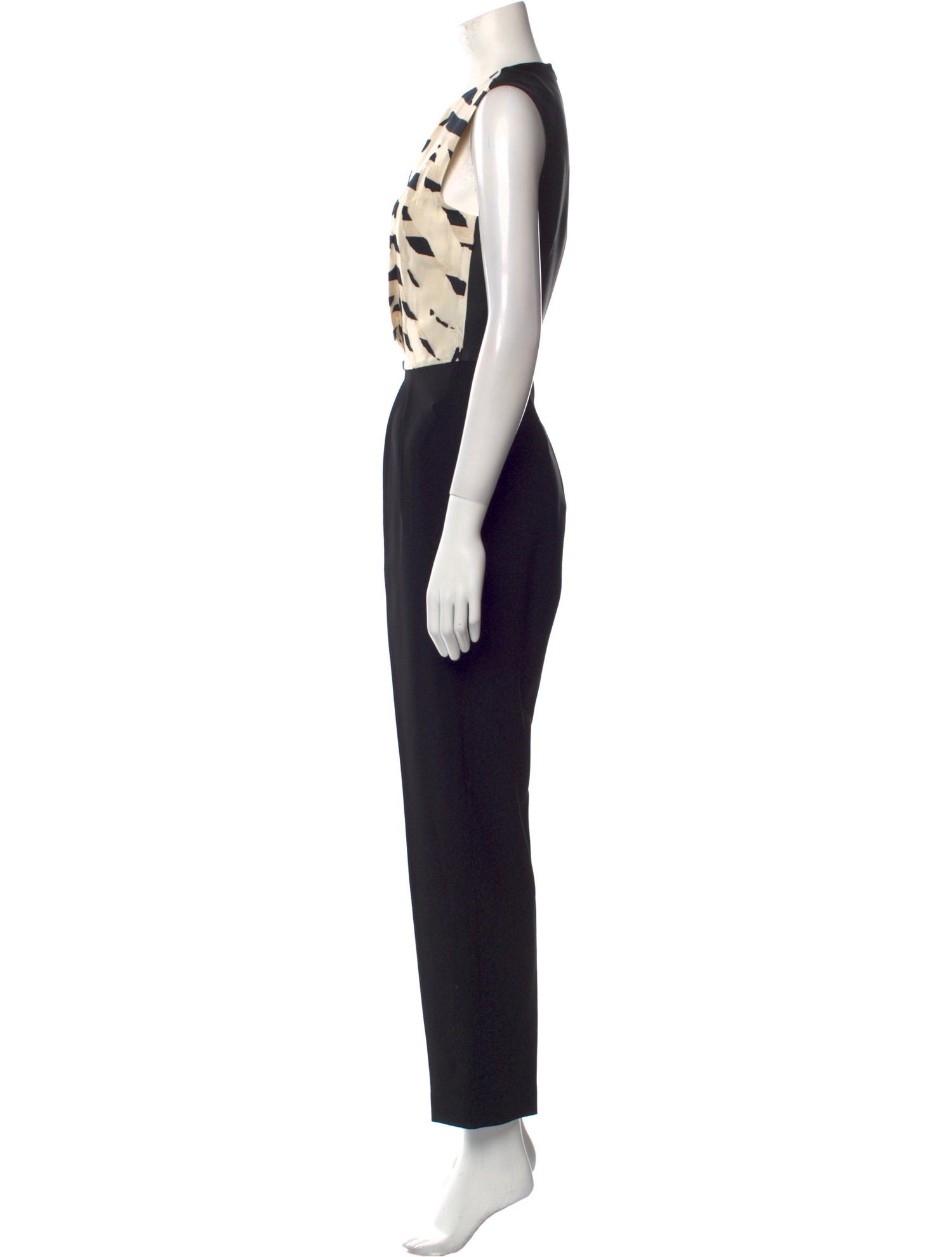 Max Mara Silk Printed Jumpsuit