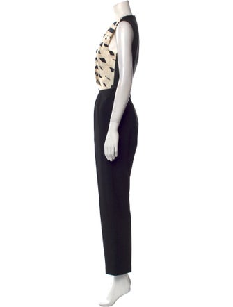 Max Mara Silk Printed Jumpsuit