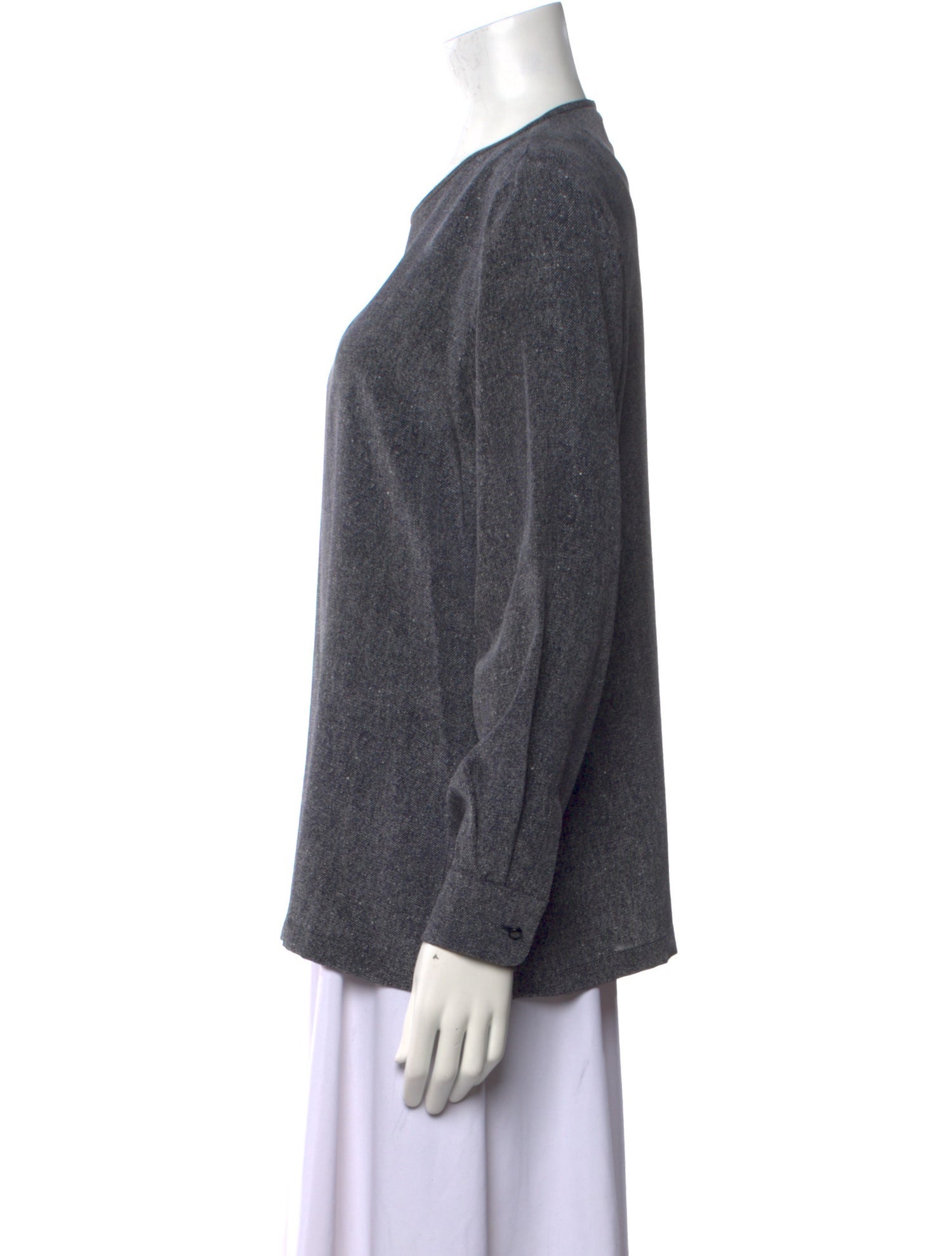 Max Mara Crew Neck Long Sleeve Sweatshirt