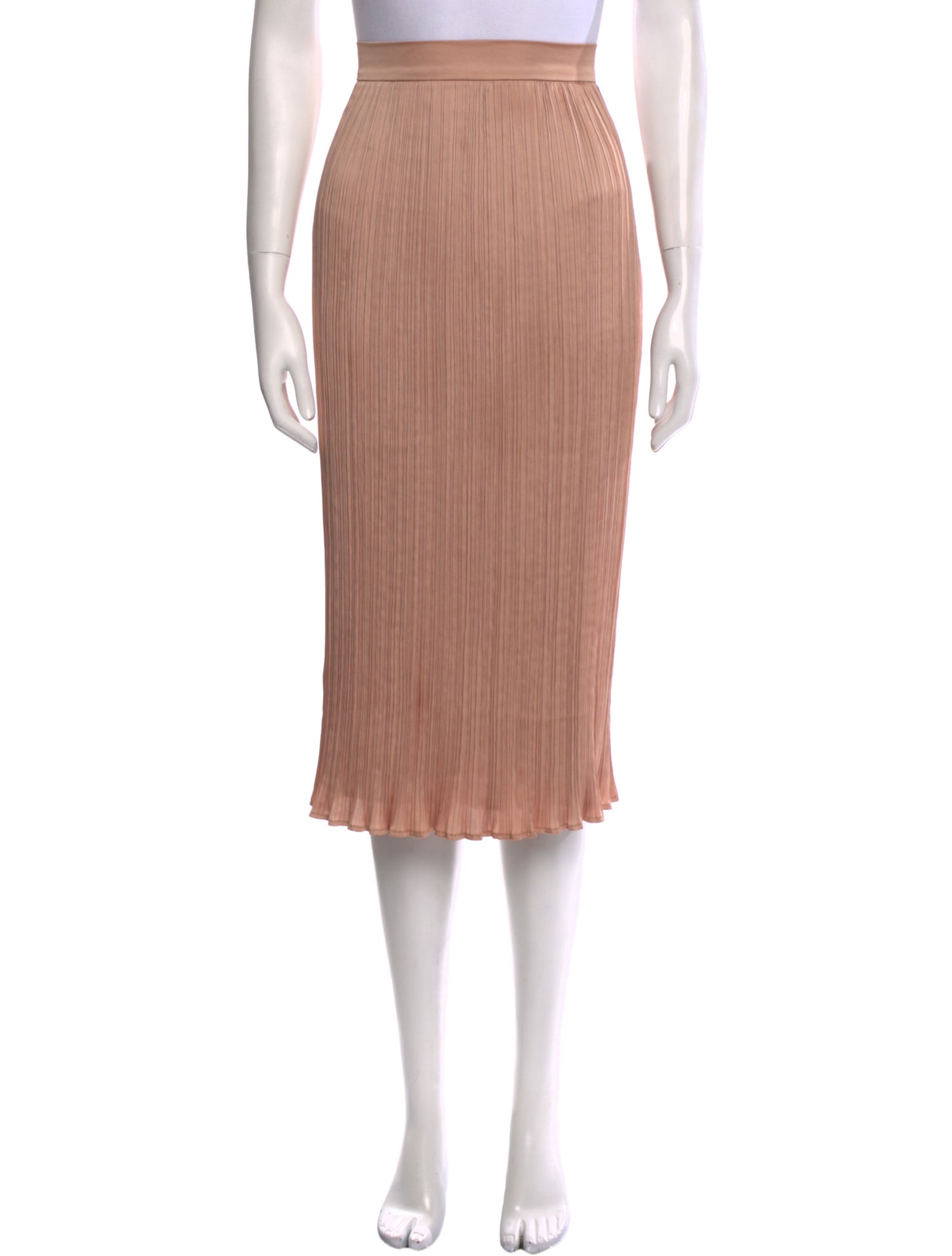 Max Mara Ruffle Embellishment Midi Length Skirt