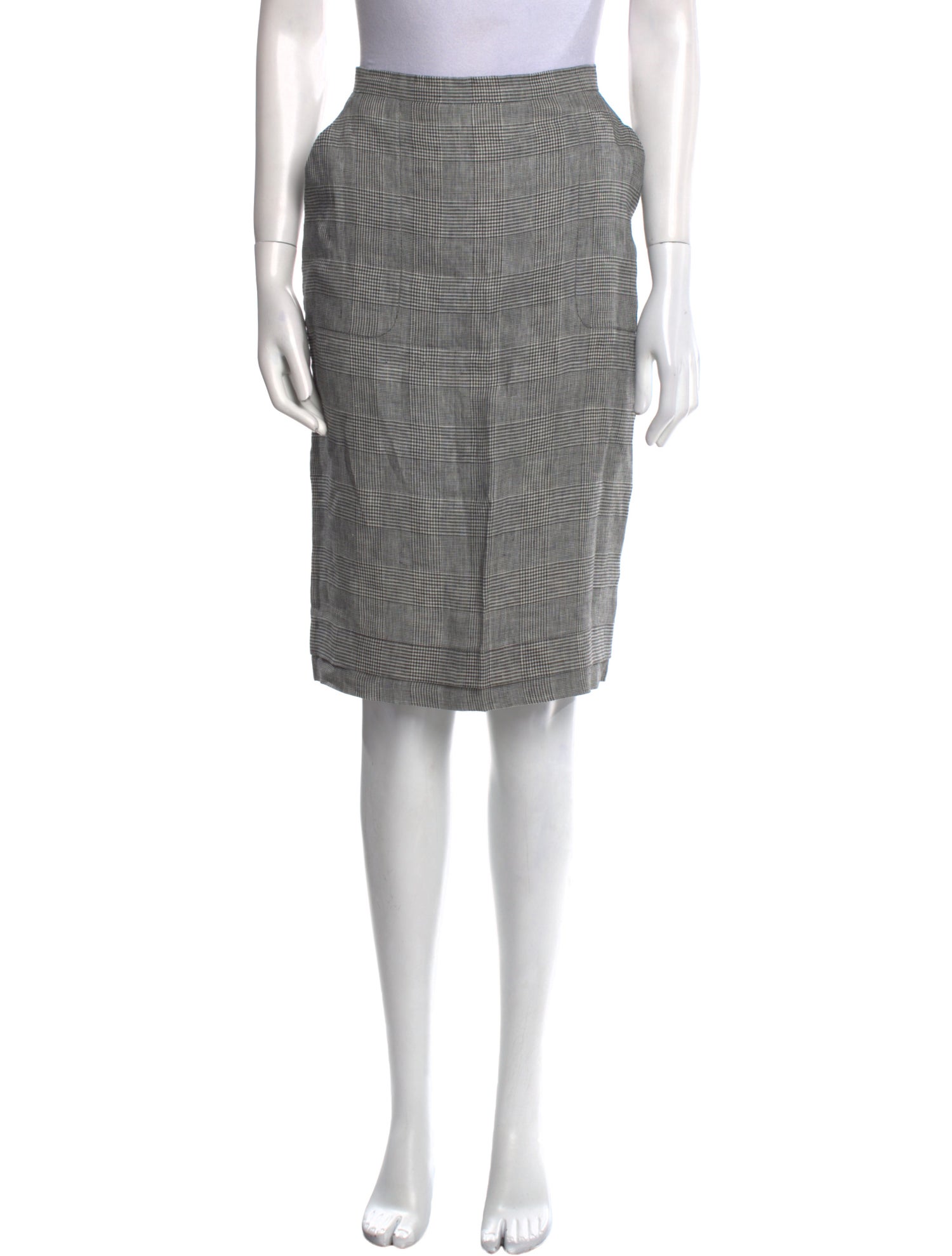 Max Mara Linen Knee-Length Skirt