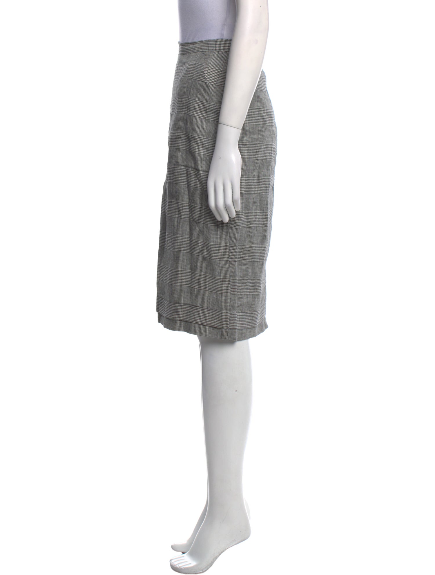 Max Mara Linen Knee-Length Skirt
