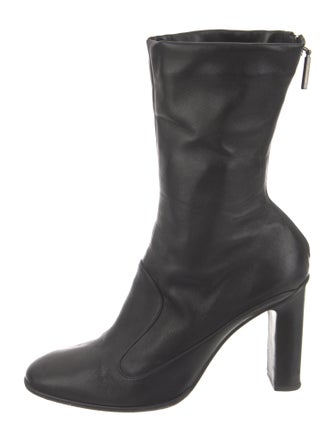 Max Mara Leather Sock Boots