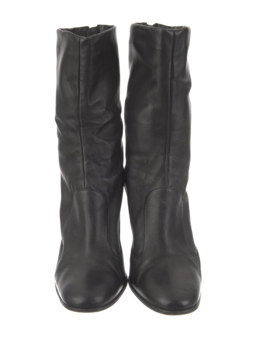 Max Mara Leather Sock Boots