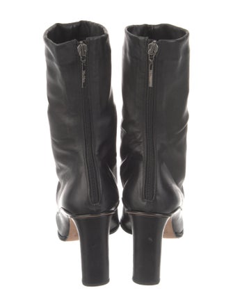 Max Mara Leather Sock Boots