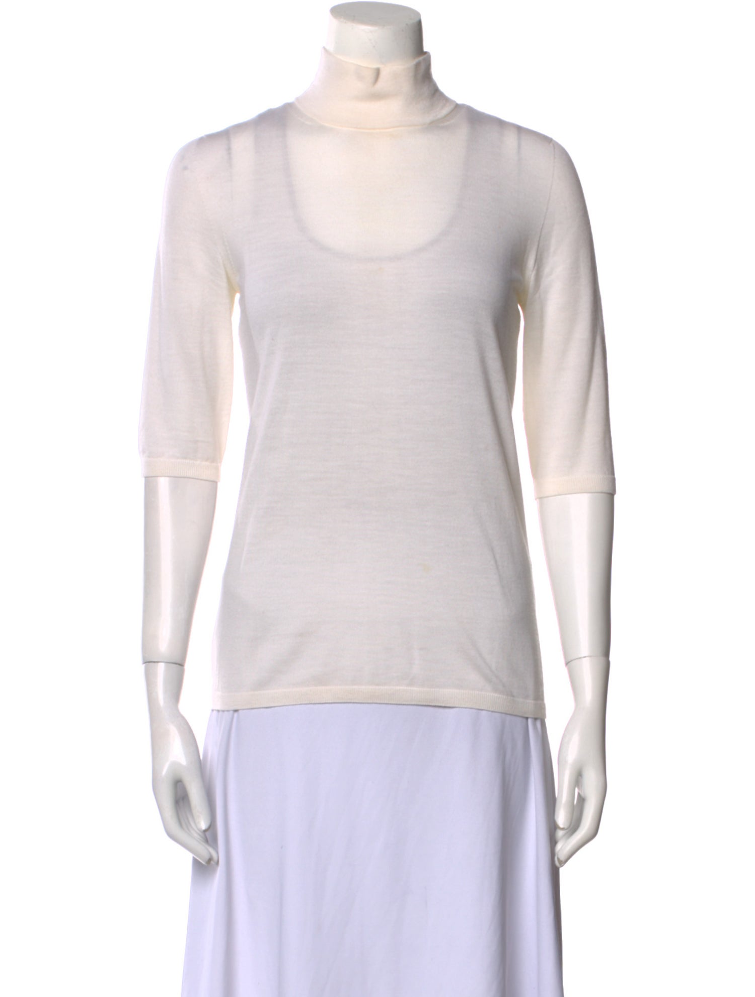Max Mara Virgin Wool Turtleneck Sweater