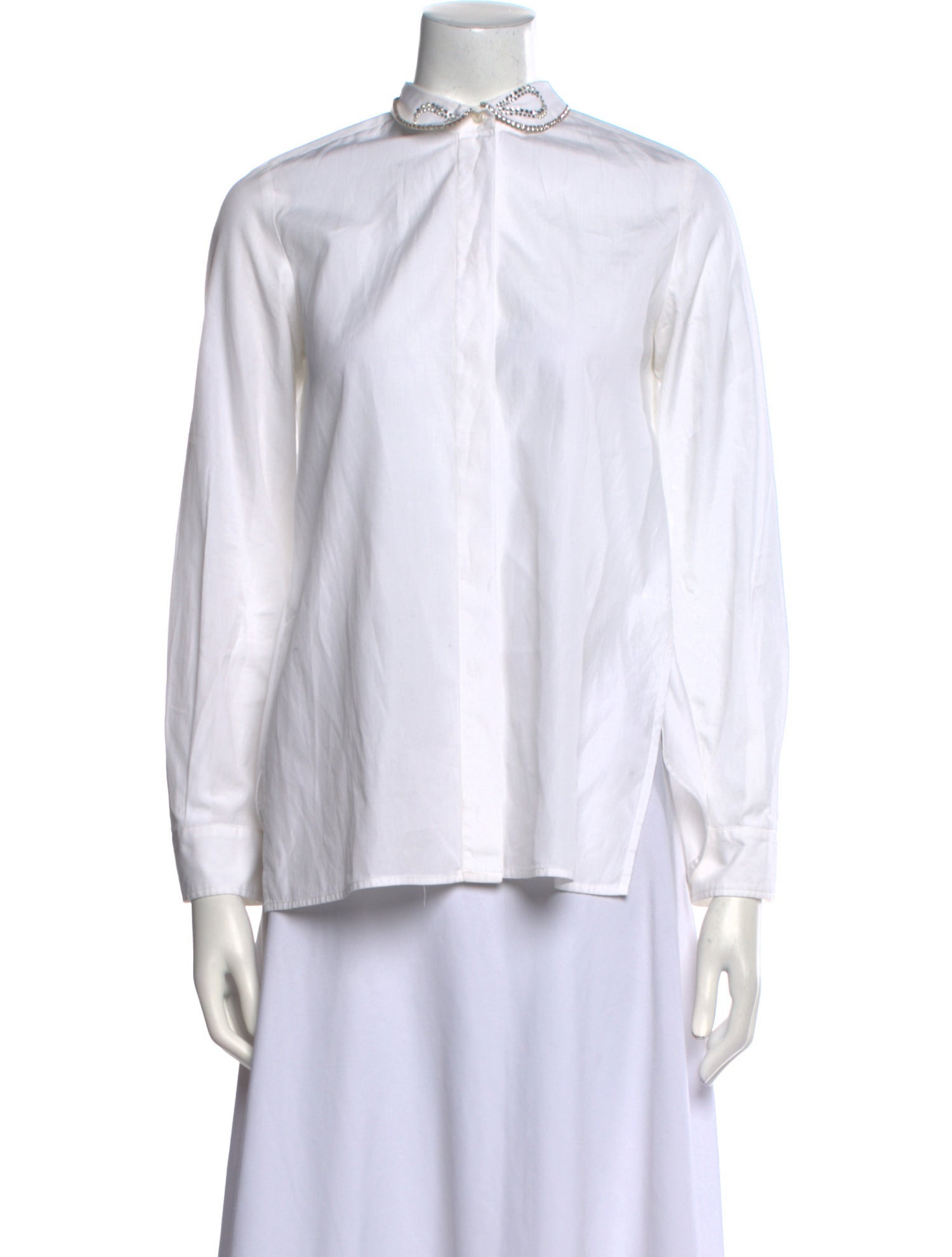 Weekend Max Mara Long Sleeve Button-Up Top
