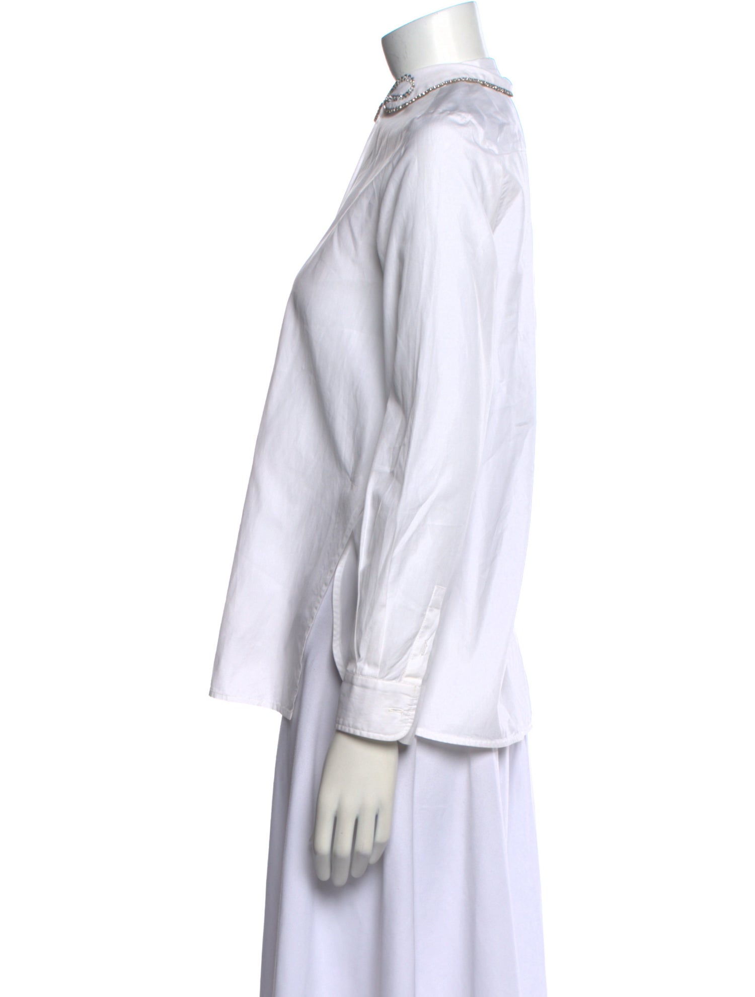 Weekend Max Mara Long Sleeve Button-Up Top