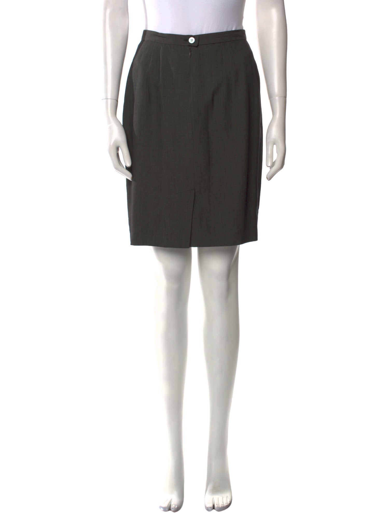 Max Mara Ruffle Embellishment Knee-Length Skirt