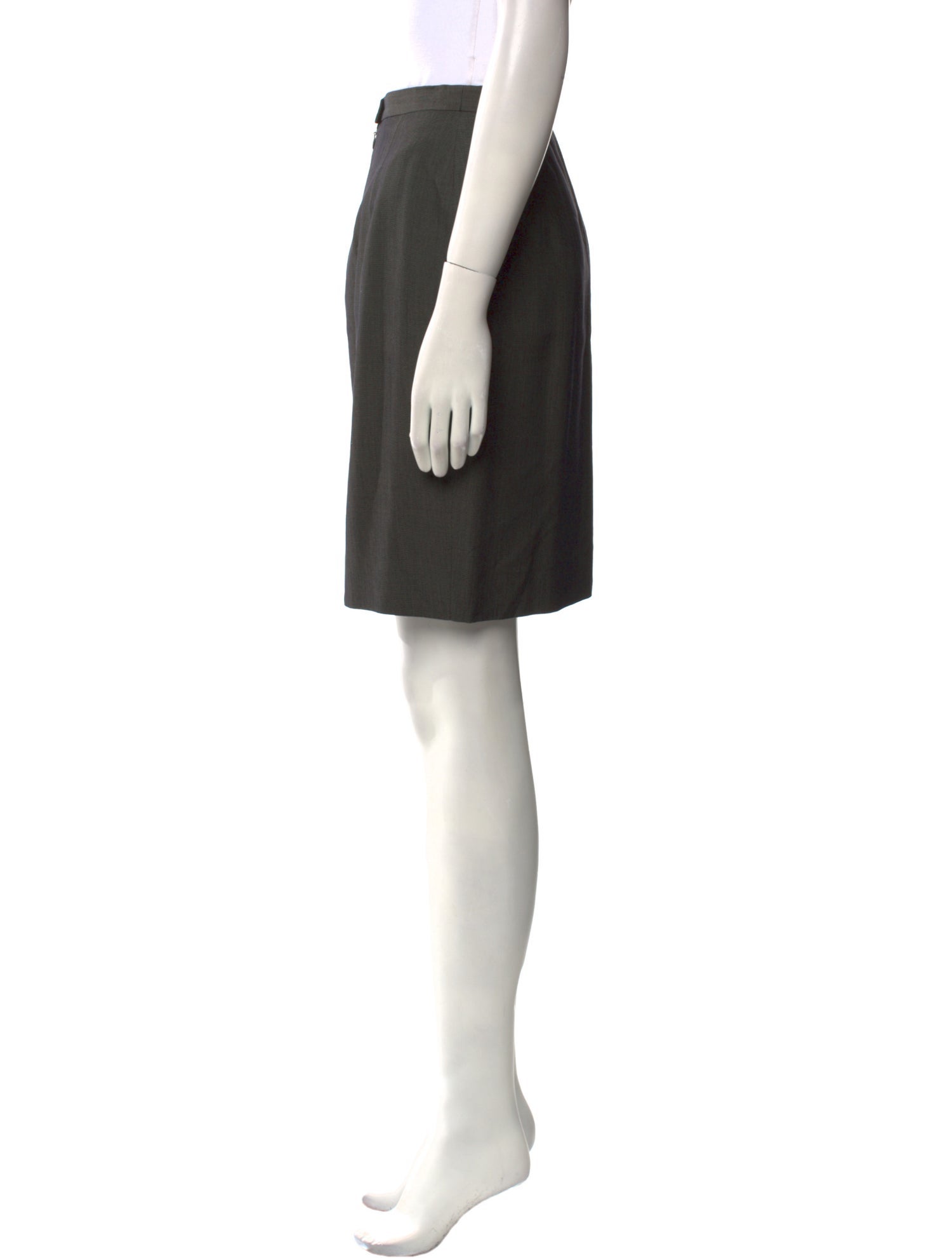 Max Mara Ruffle Embellishment Knee-Length Skirt