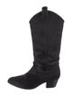 Max Mara Ponyhair Western Boots