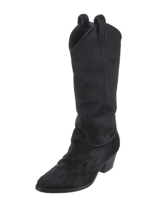 Max Mara Ponyhair Western Boots