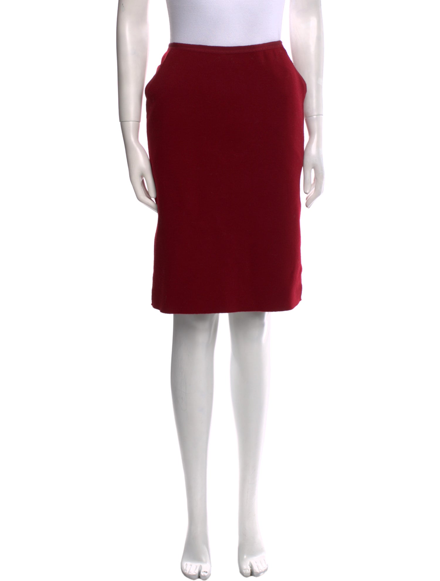 Max Mara Wool Knee-Length Skirt