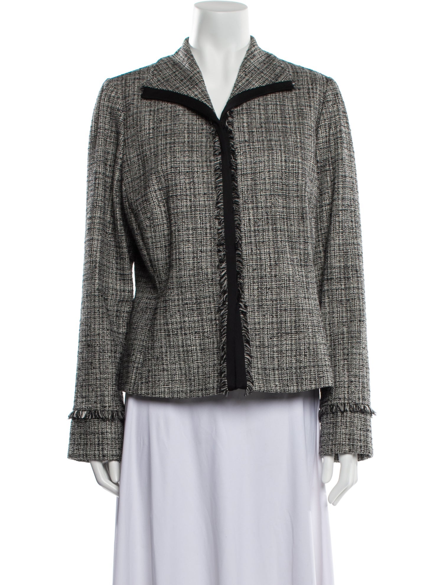 Max Mara Tweed Pattern Blazer