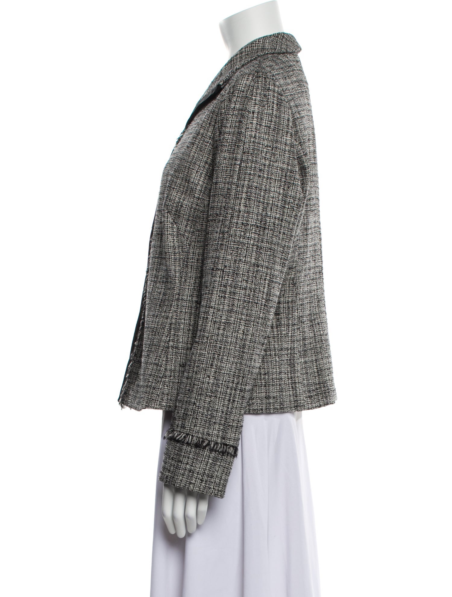 Max Mara Tweed Pattern Blazer