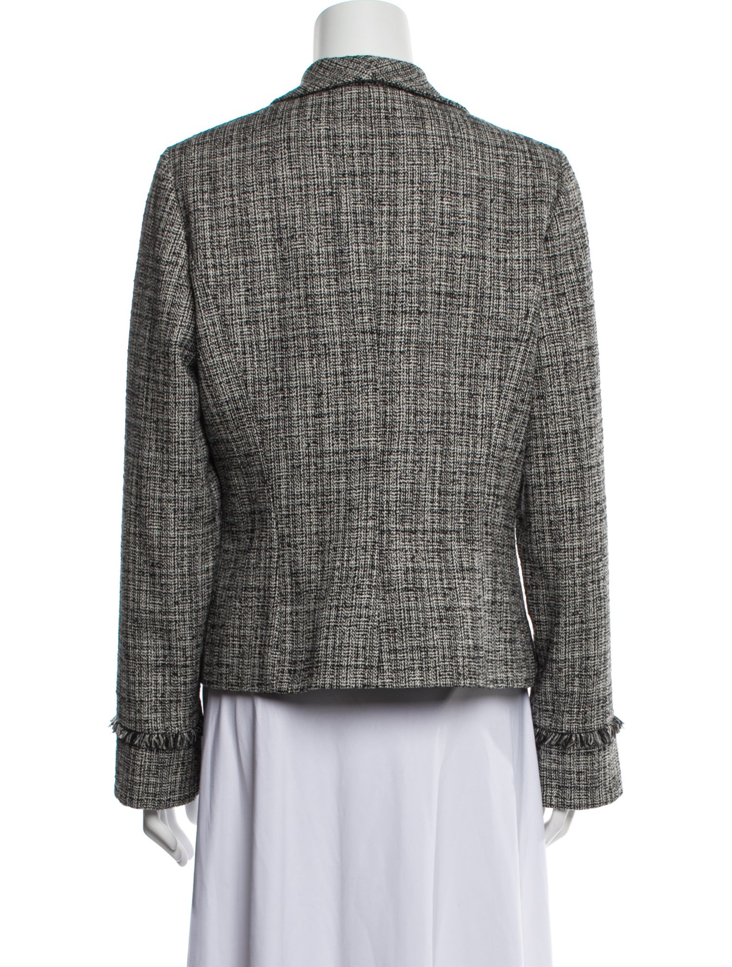 Max Mara Tweed Pattern Blazer