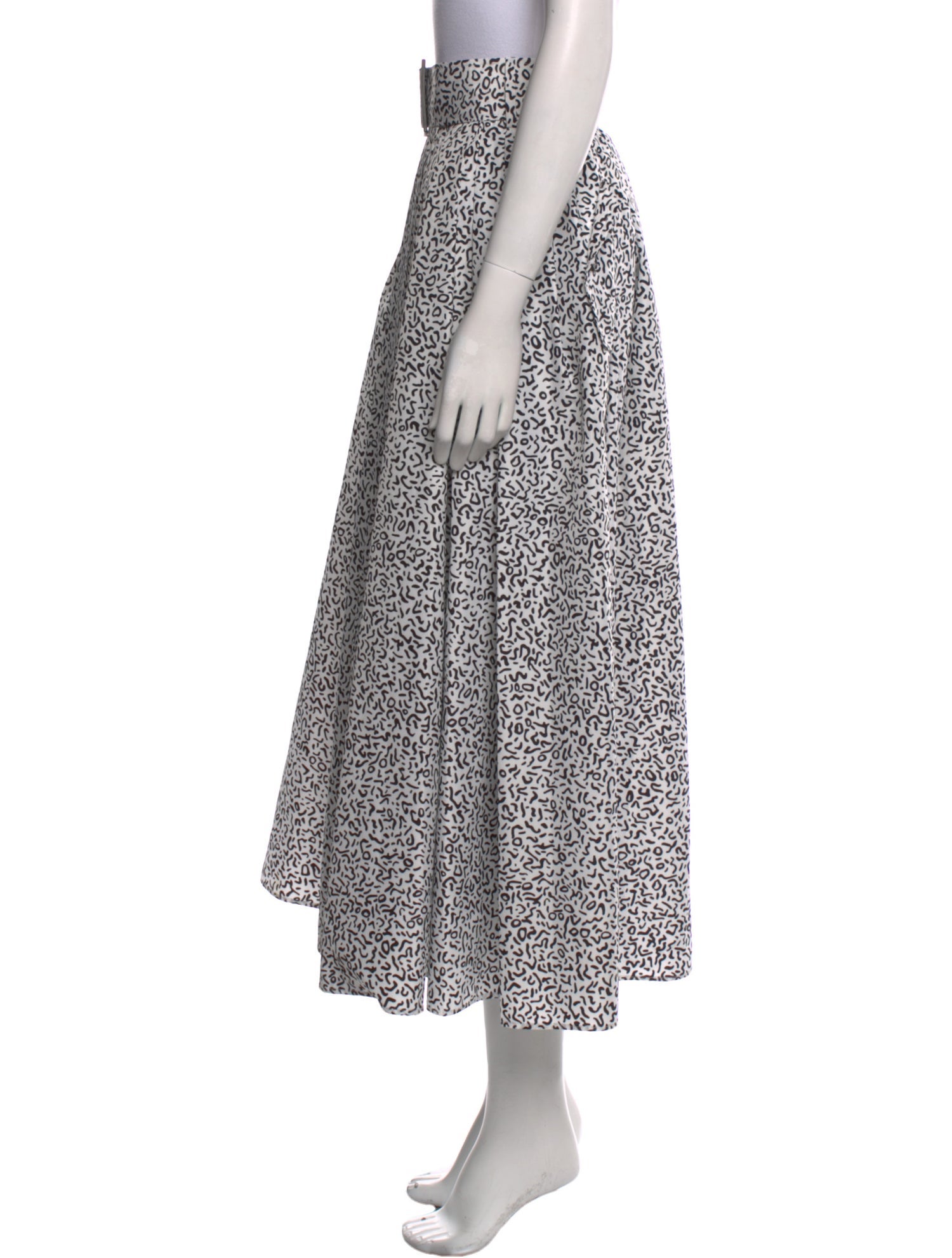 Max Mara Printed Midi Length Skirt