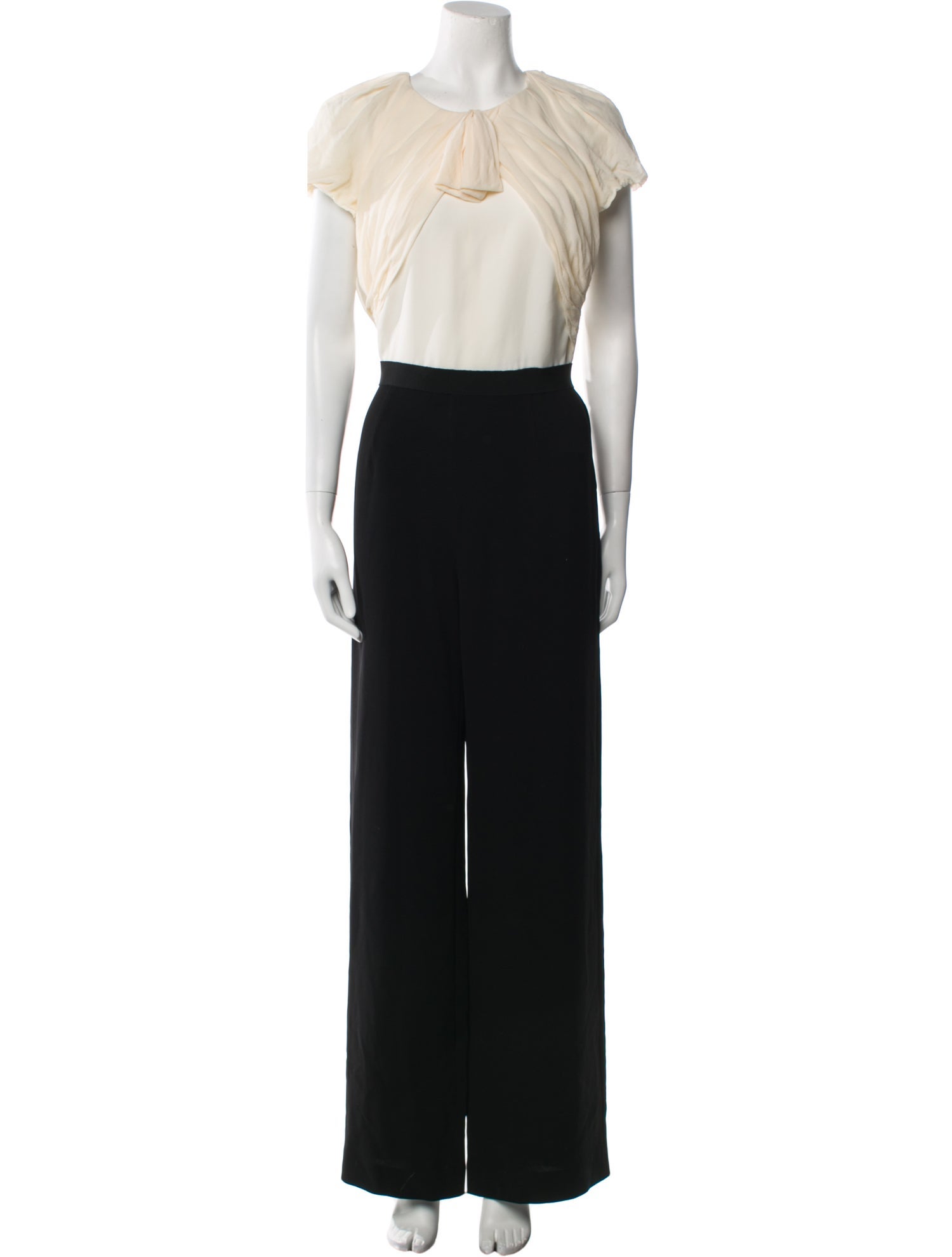 Max Mara Silk Crew Neck Jumpsuit