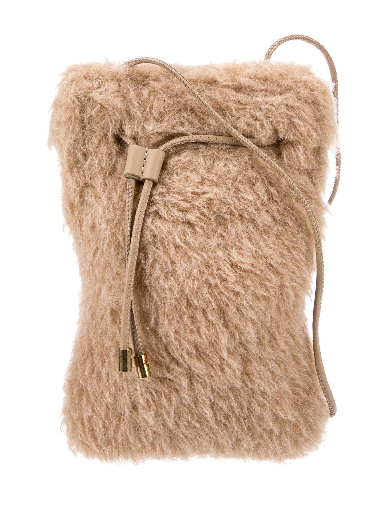 Max Mara Shearling Bucket Bag