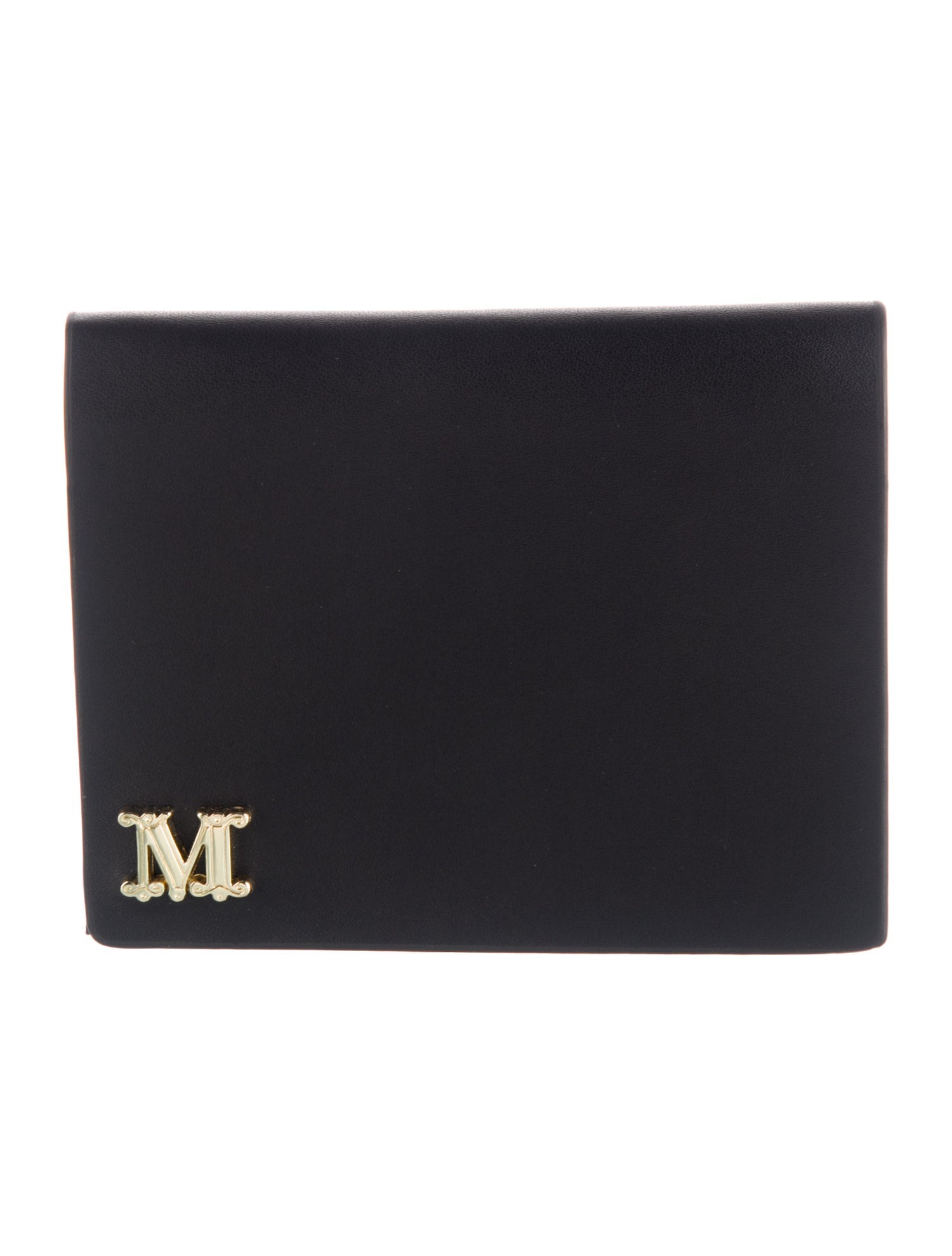 Max Mara Leather Printed Bifold Wallet