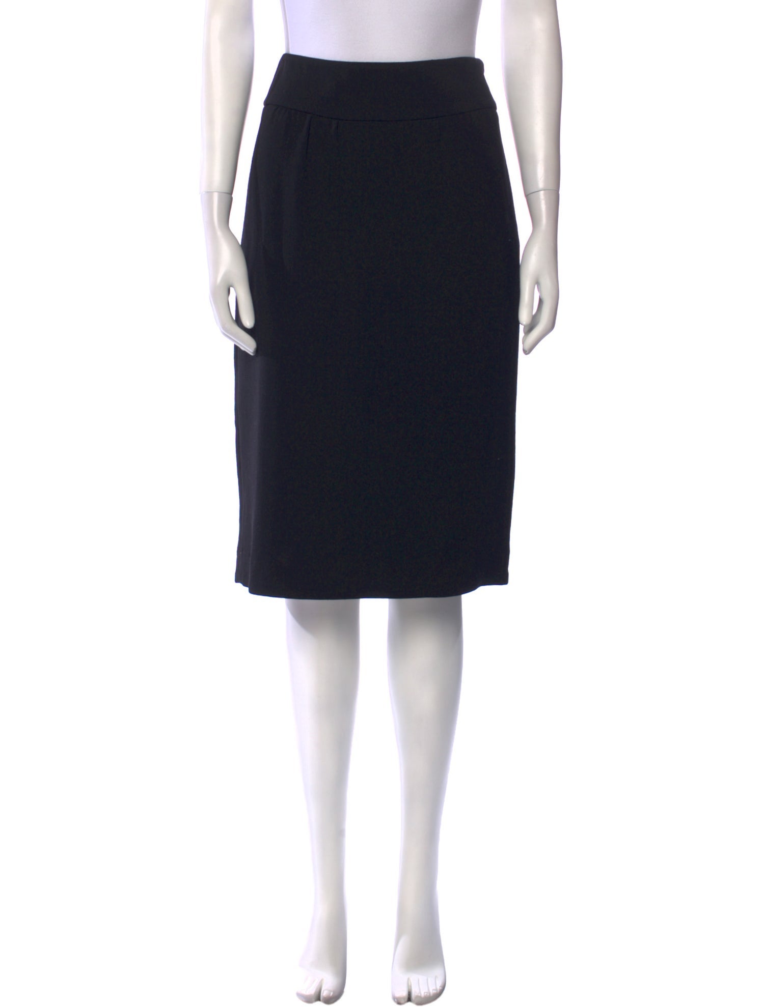 Max Mara Virgin Wool Knee-Length Skirt