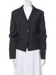 Max Mara Linen Striped Blazer