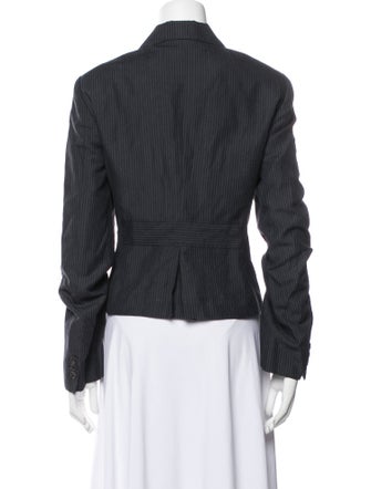 Max Mara Linen Striped Blazer