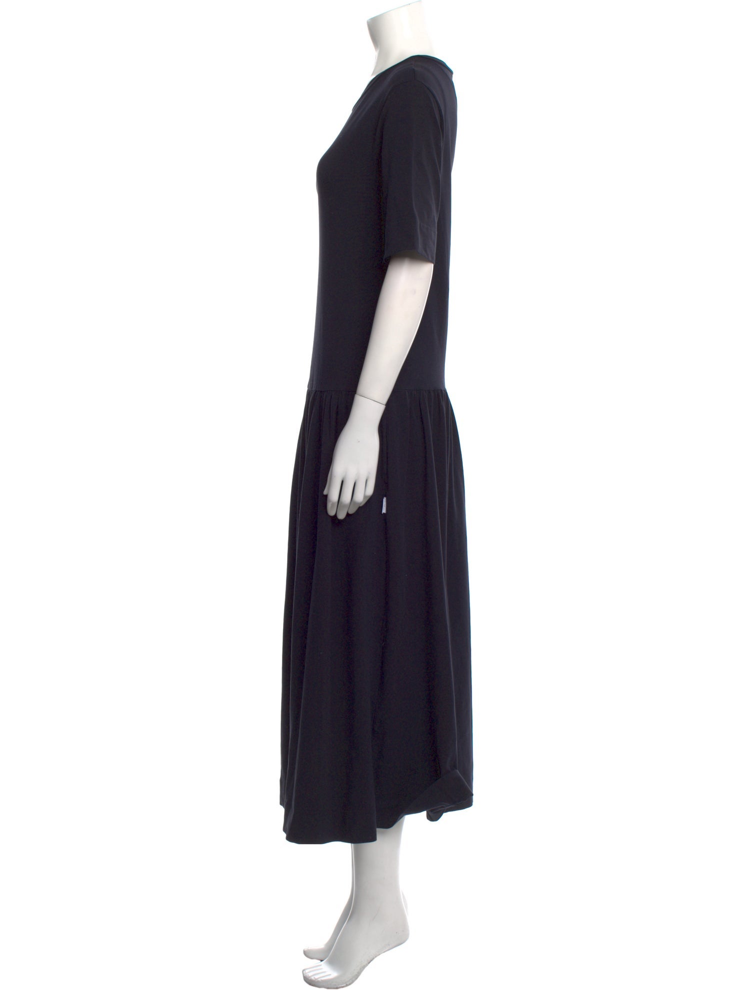 Max Mara Crew Neck Long Dress