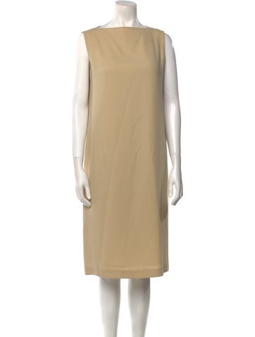 Max Mara Dresses Virgin Wool Midi Length Dress M