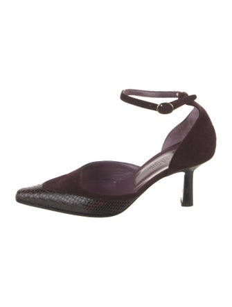 Max Mara Leather D'Orsay Pumps