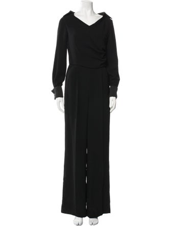 Max Mara V-Neck Jumpsuit