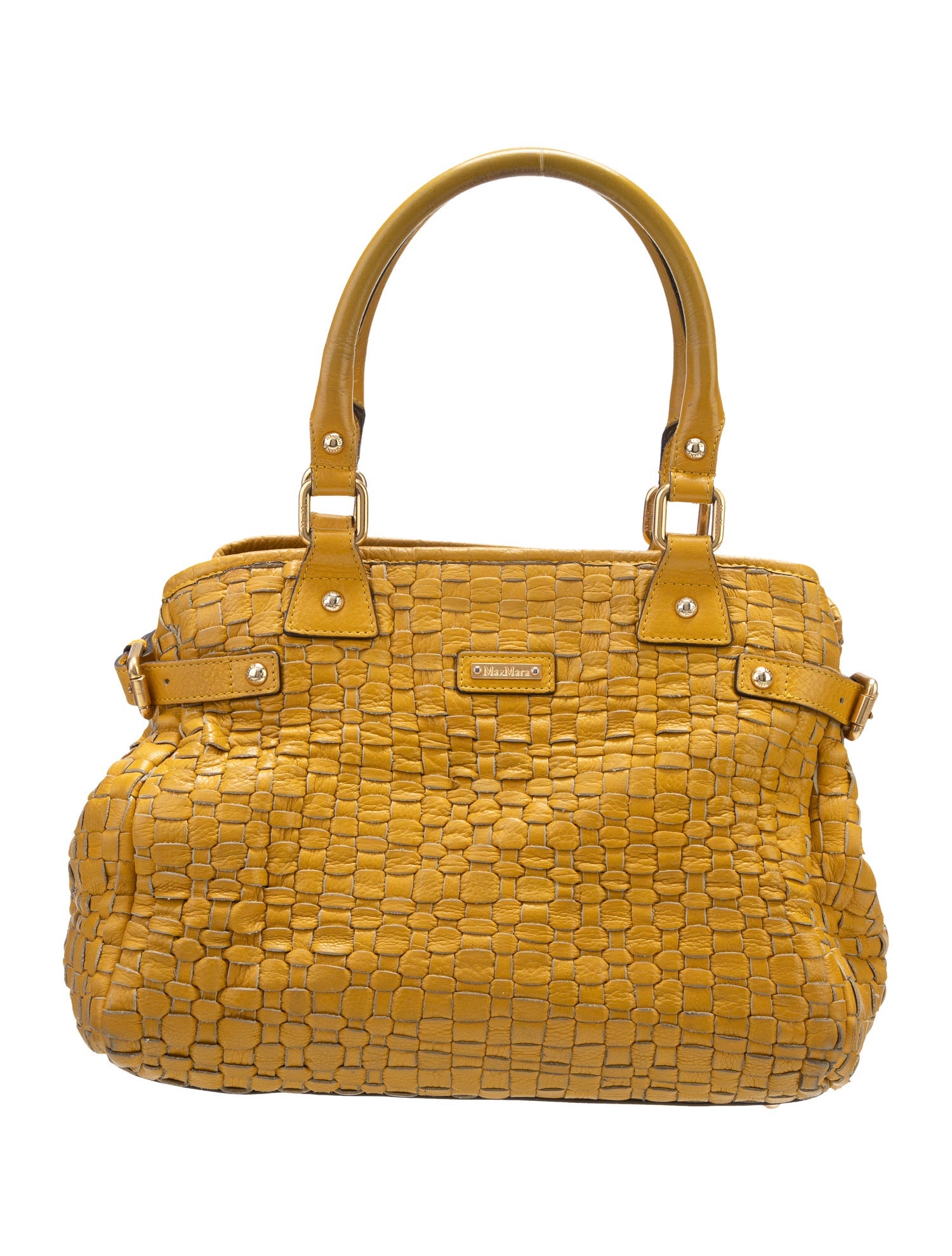 Max Mara Leather Top Handle Bag