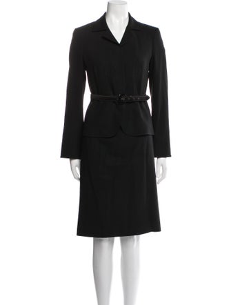 Max Mara Virgin Wool Skirt Set
