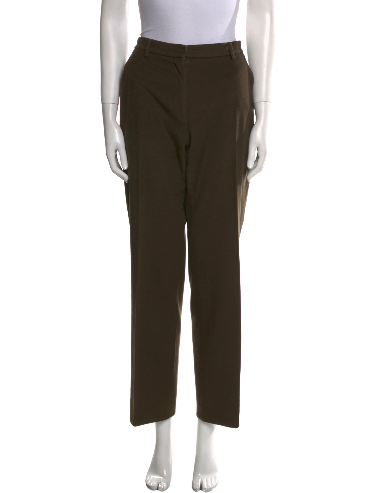 Max Mara Virgin Wool Straight Leg Pants