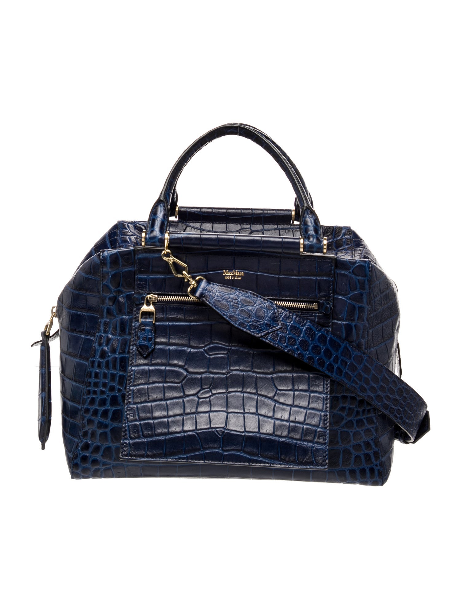 Max Mara Leather Top Handle Bag