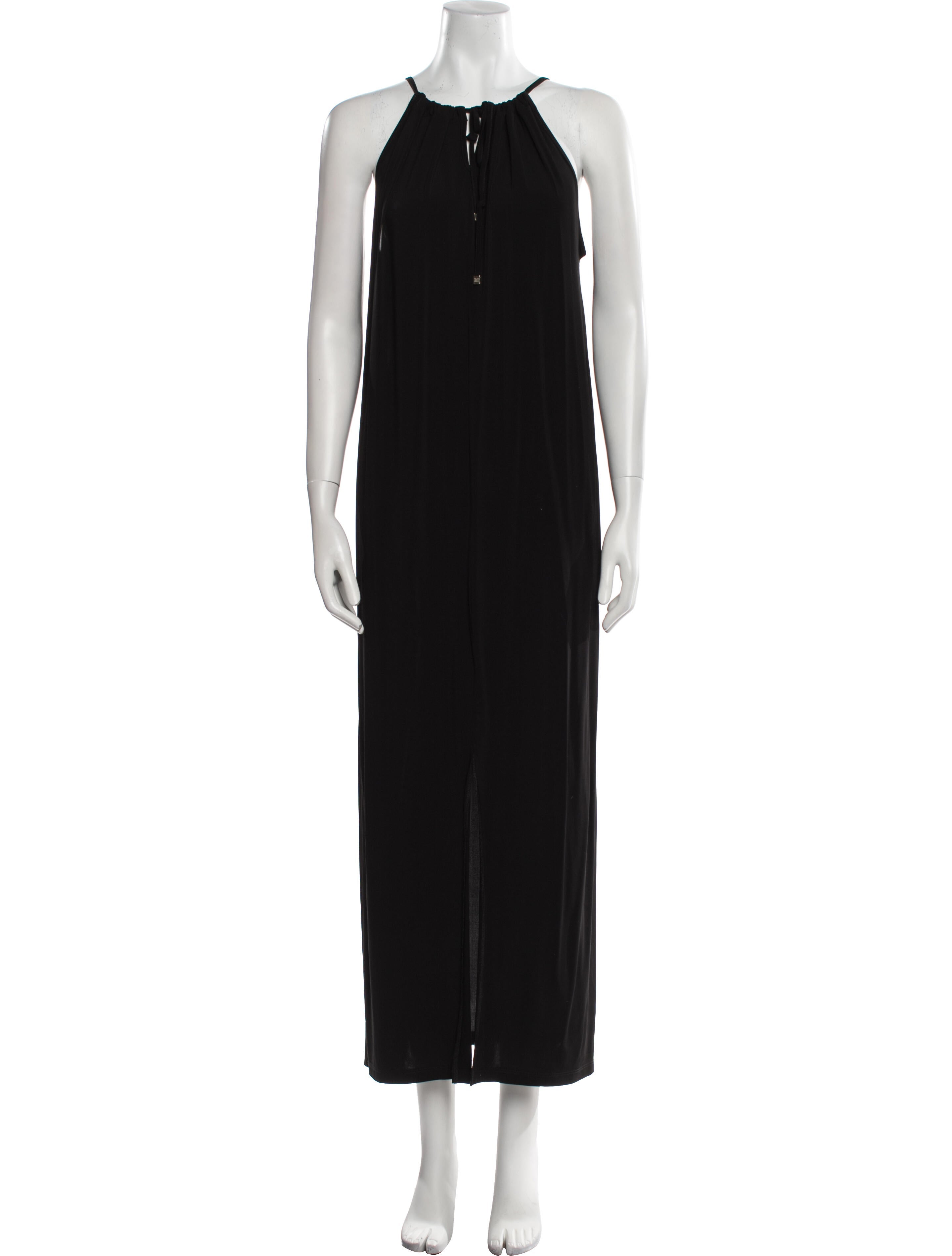 Max Mara Crew Neck Long Dress