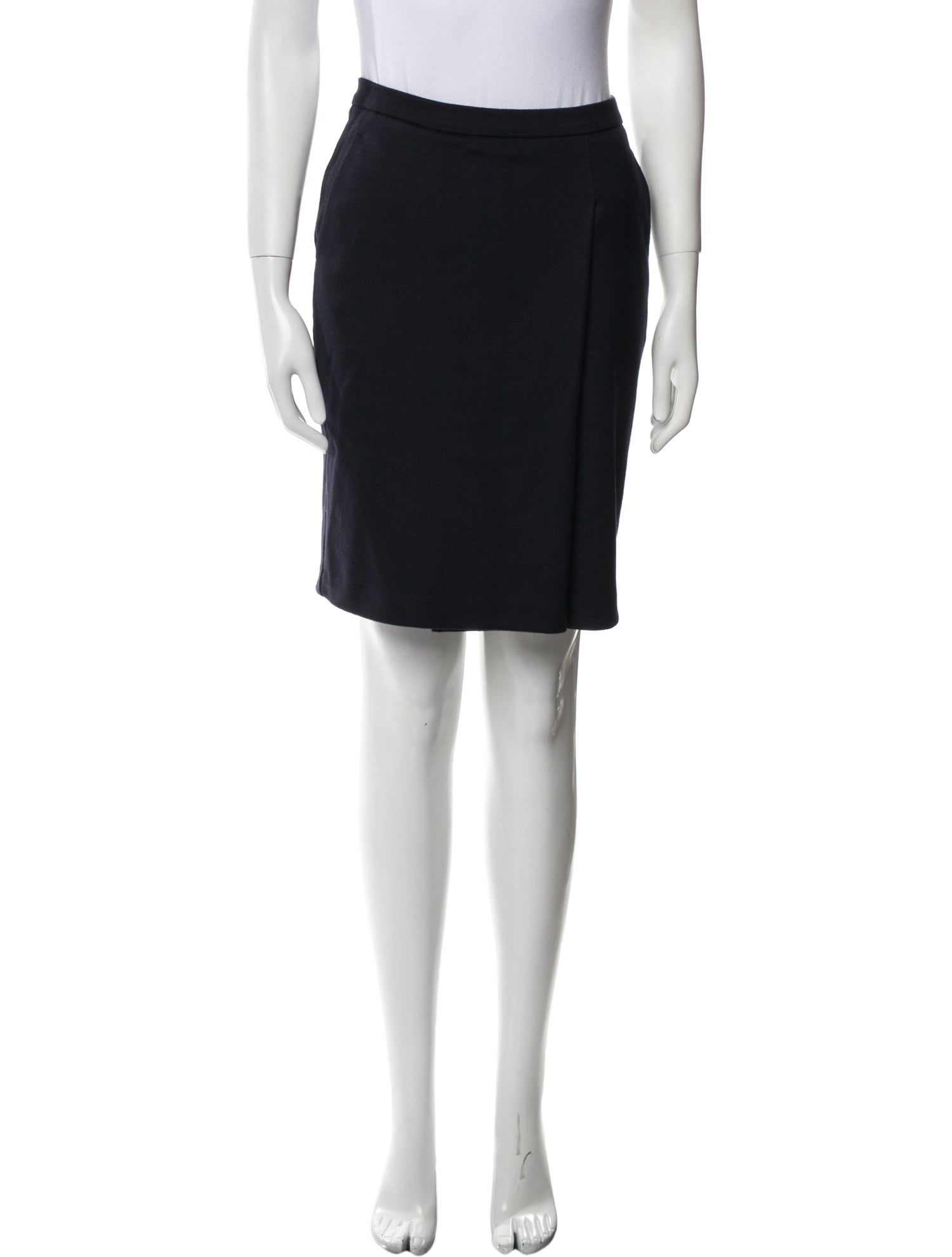 Max Mara Virgin Wool Knee-Length Skirt