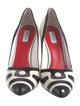 Max Mara Leather Animal Print Pumps