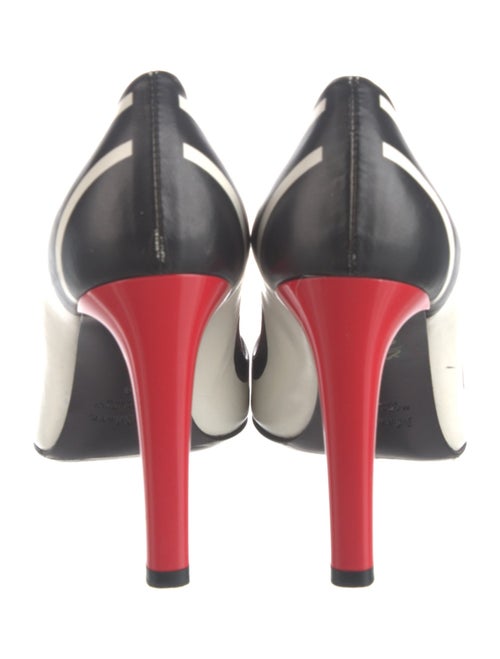 Max Mara Leather Animal Print Pumps