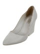 Max Mara Embossed Leather Pumps