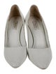 Max Mara Embossed Leather Pumps