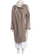 Max Mara Virgin Wool Faux Fur Coat