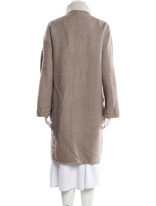 Max Mara Virgin Wool Faux Fur Coat