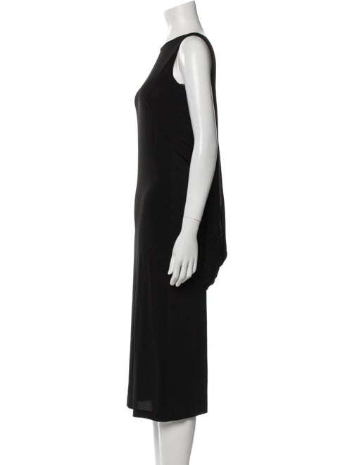 Max Mara Crew Neck Midi Length Dress