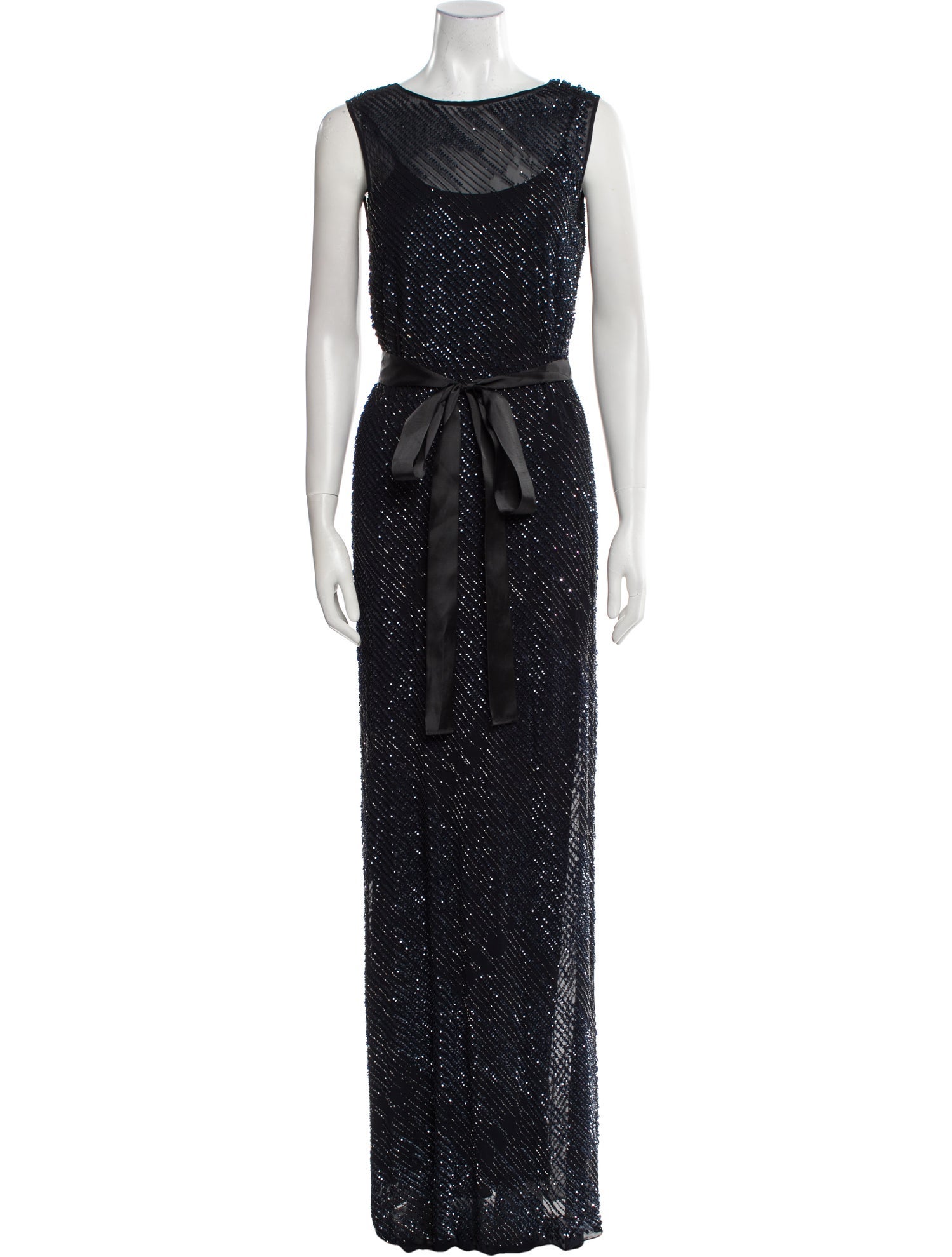 Max Mara Bateau Neckline Long Dress