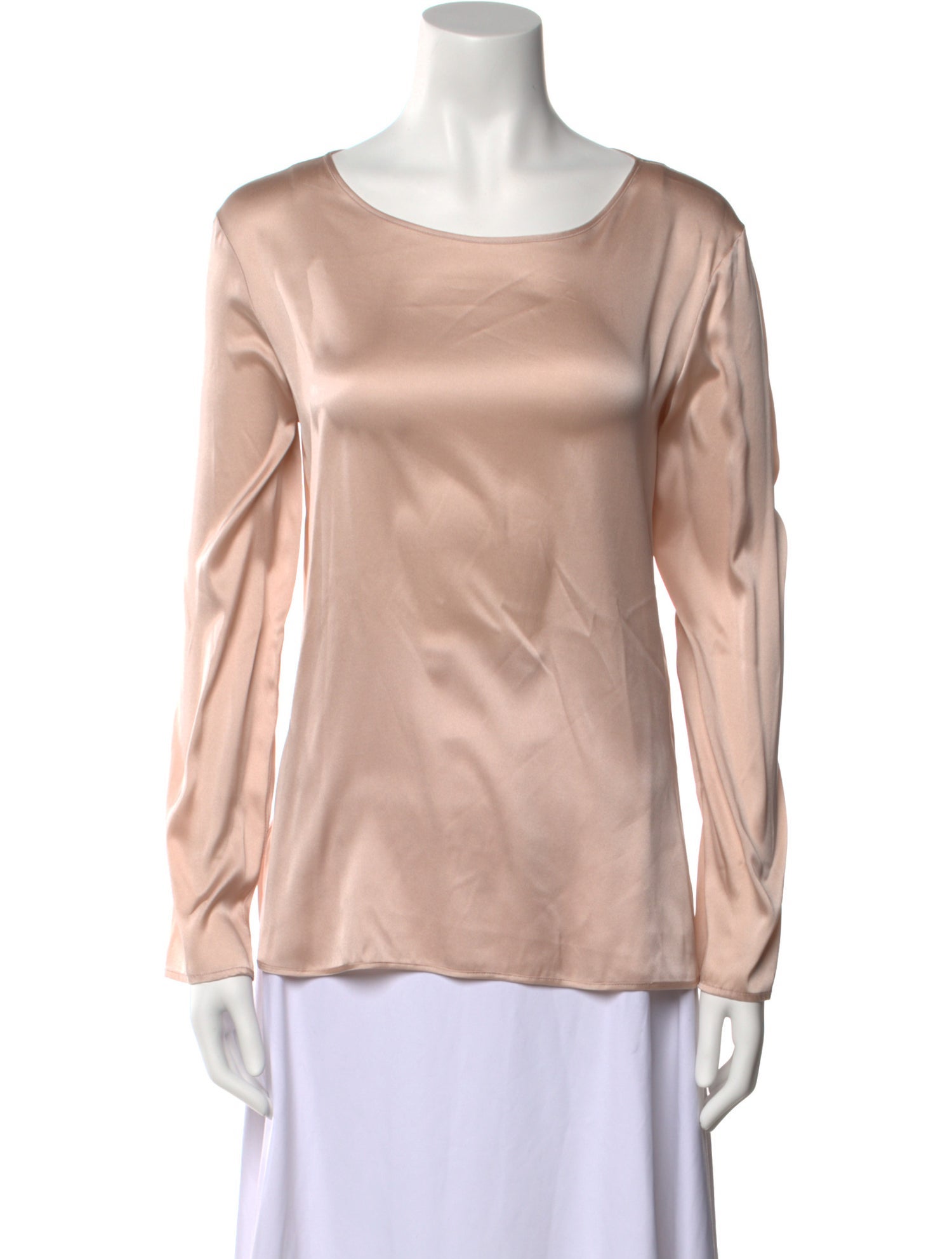 Max Mara Leisure Silk Scoop Neck Blouse