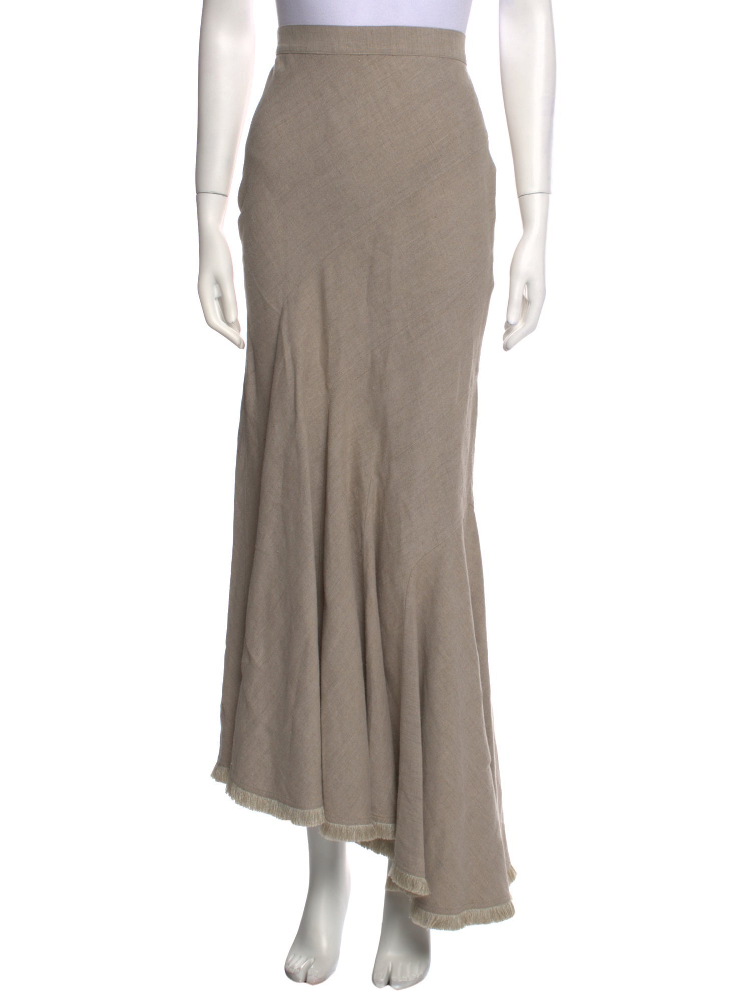 Max Mara Linen Midi Length Skirt