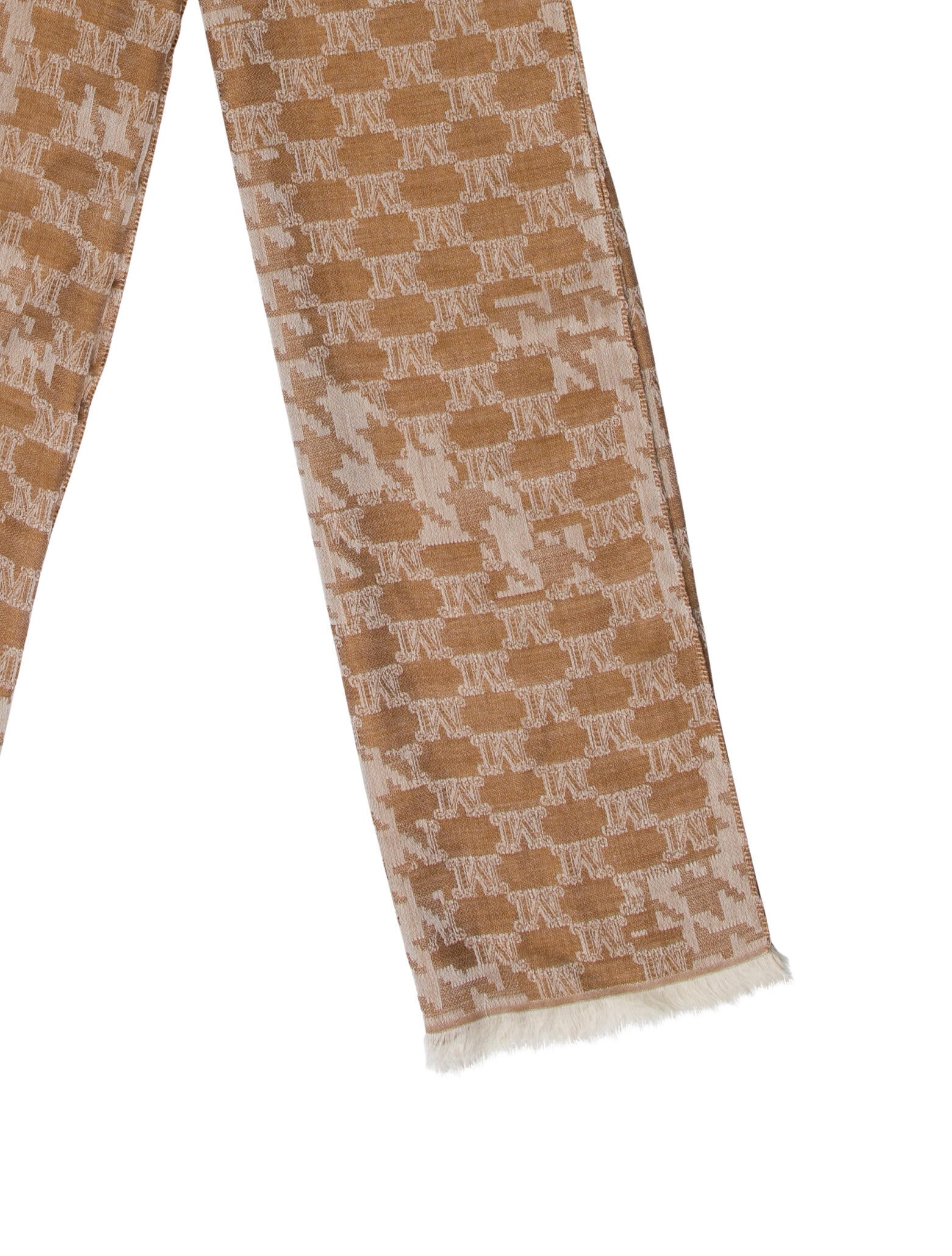 Max Mara Wool Printed Scarf