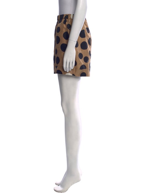 Max Mara Polka Dot Print Mini Shorts